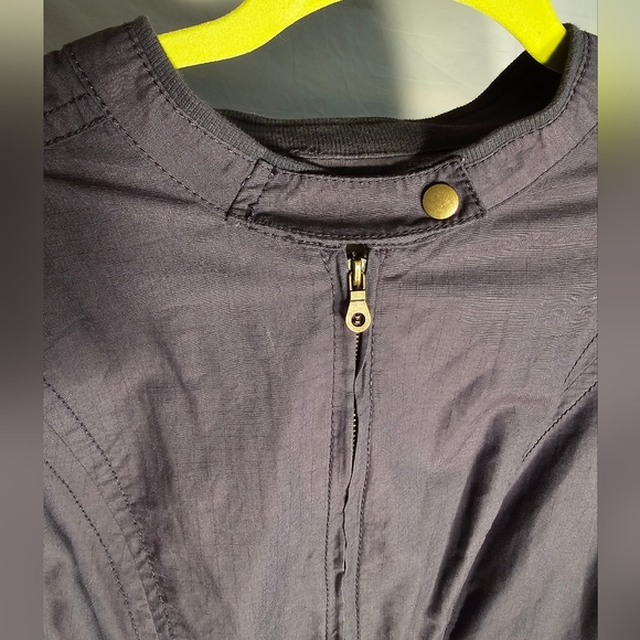 Dusty Blue Bomber Jacket - Picture 2 of 11